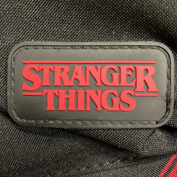 Stranger Things Backpack Red Black F16335 - Picture 5 of 6